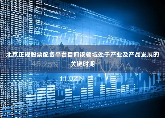 北京正规股票配资平台目前该领域处于产业及产品发展的关键时期
